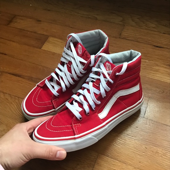 red vans high tops